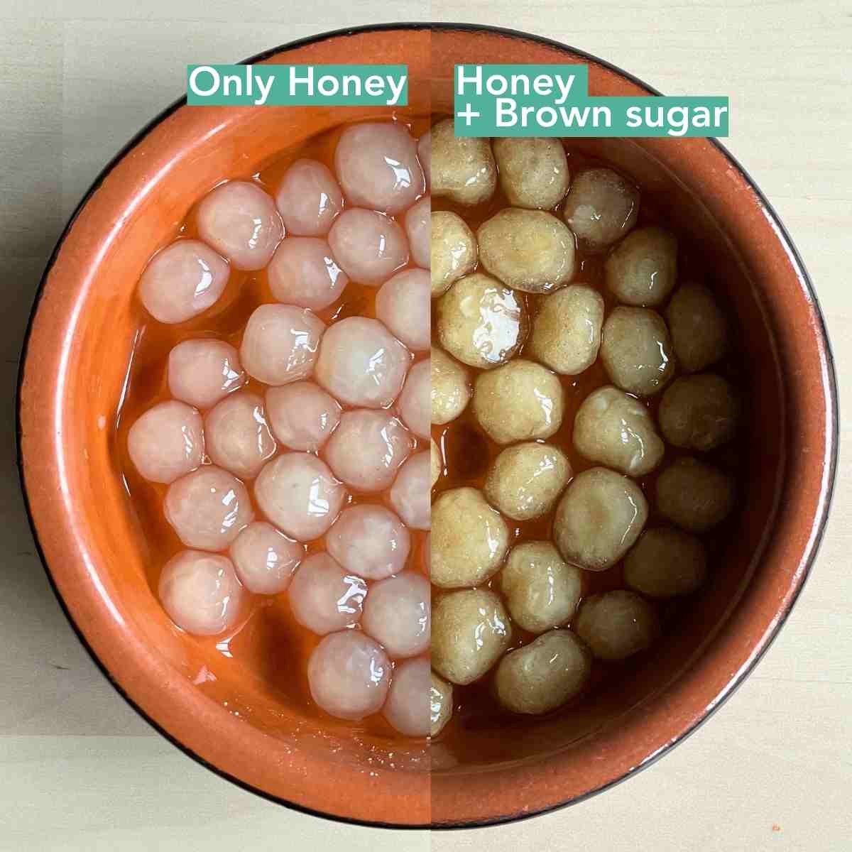honey brown sugar pearls