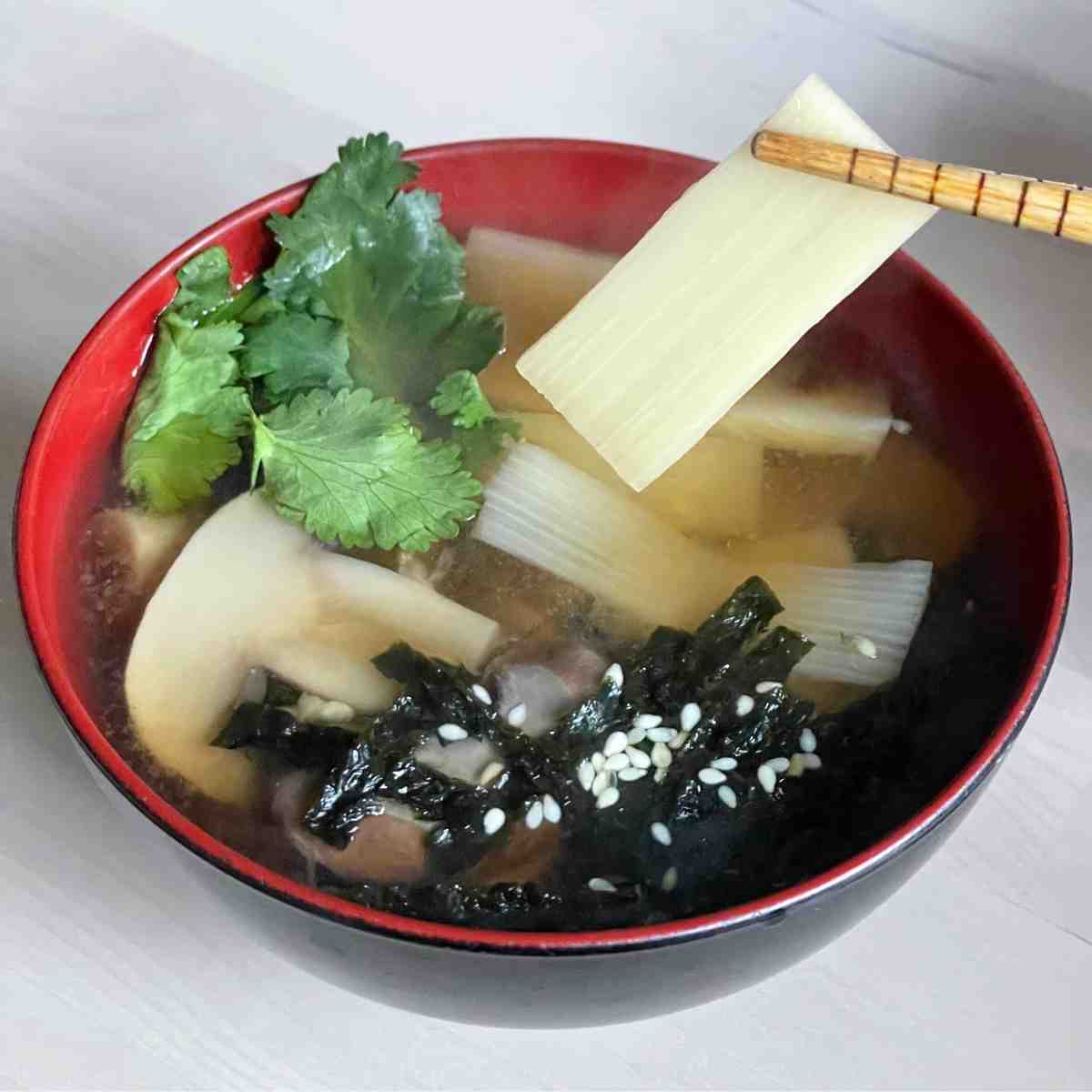 bamboo shoot in chinese clear soup