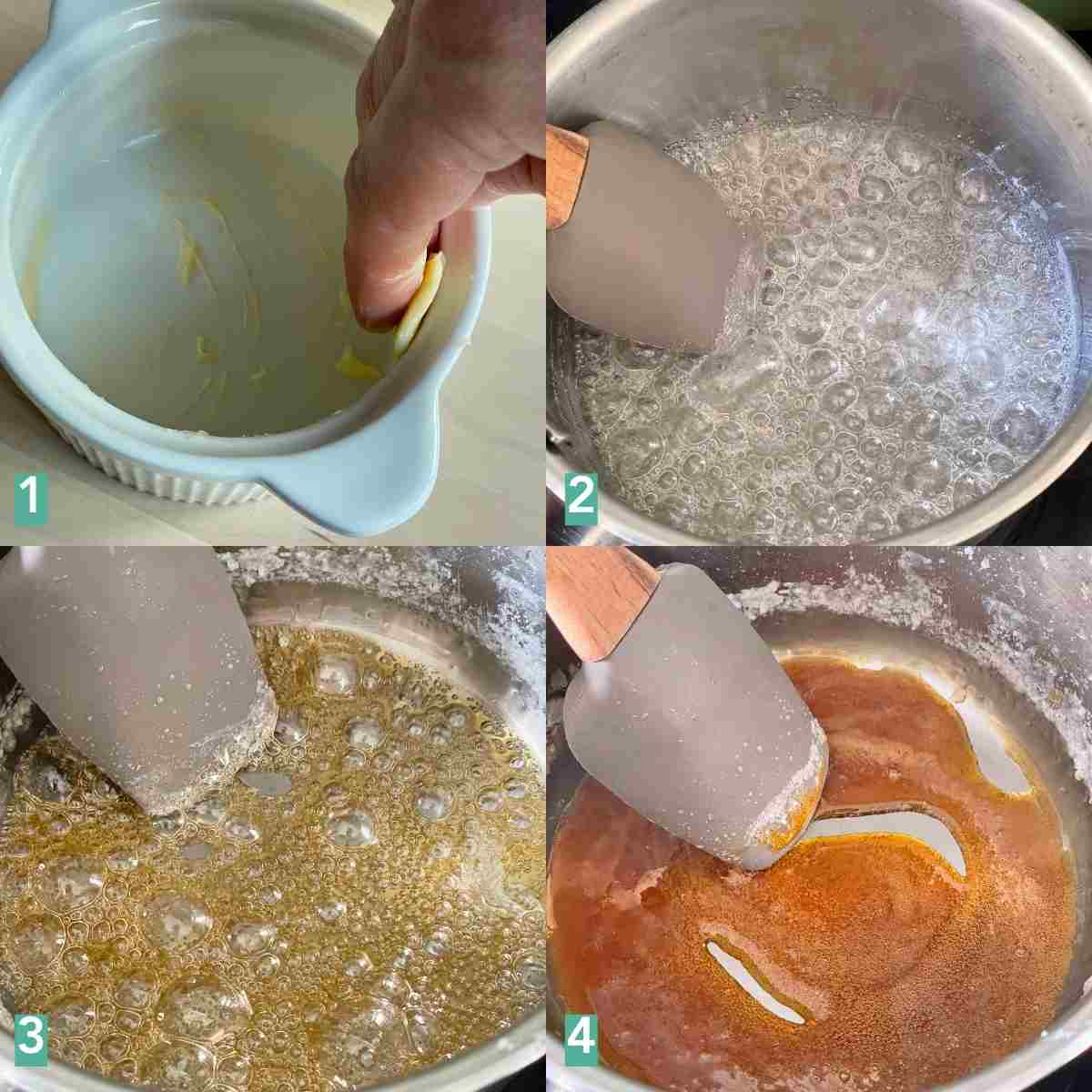 How to make purin caramel sauce