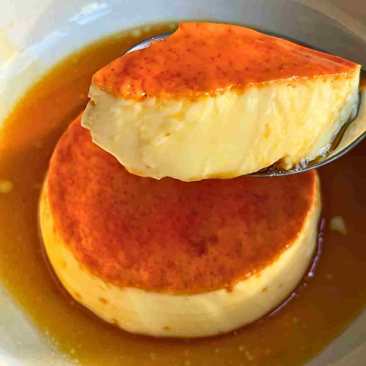 Japanese caramel egg pudding recipe
