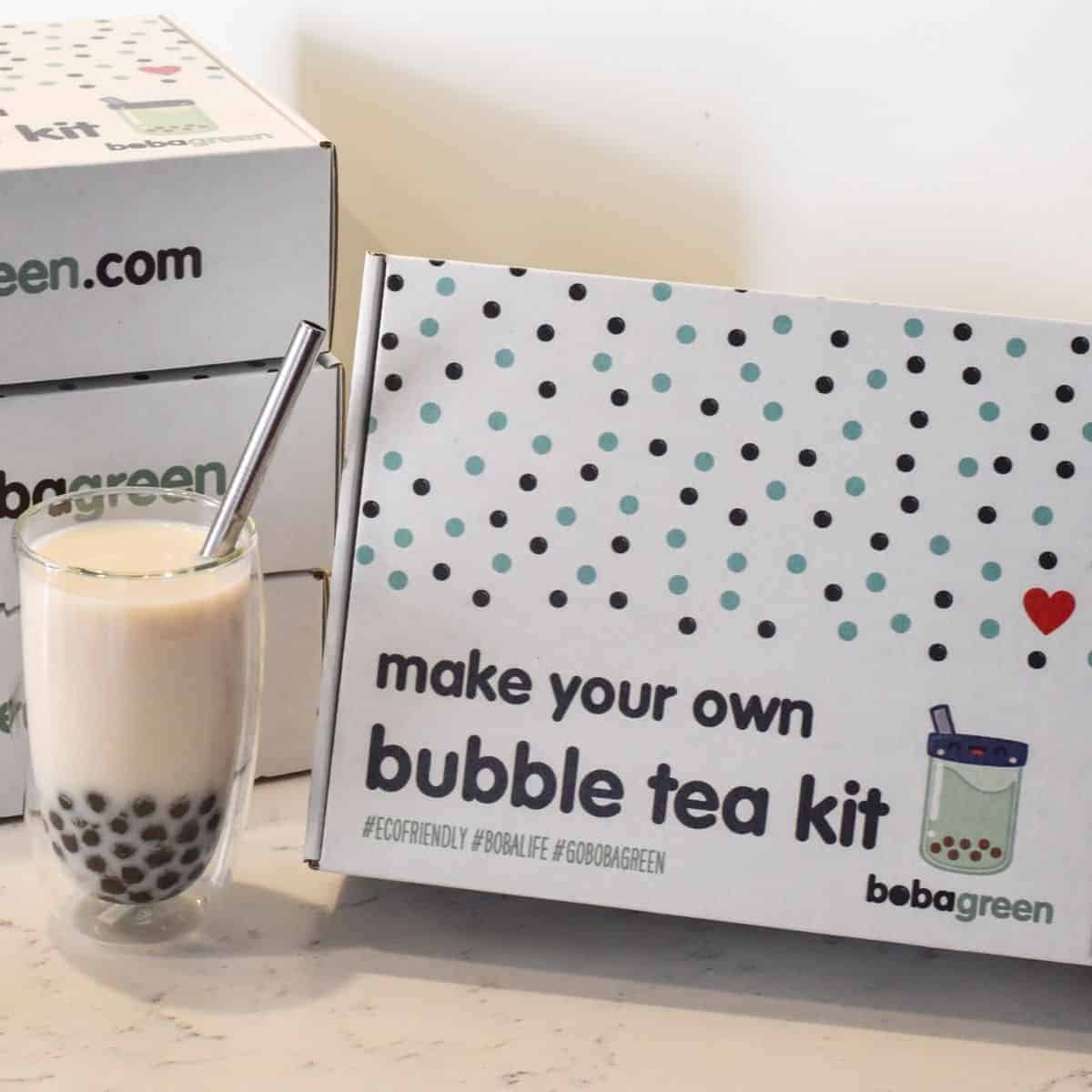 homemade bubble tea kit