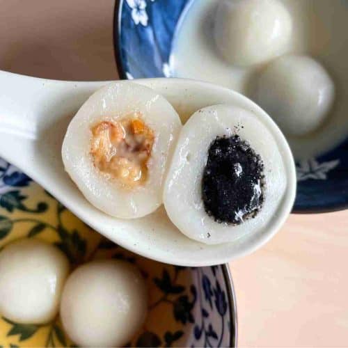 easy tang yuan recipe peanut black sesame