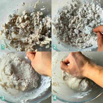 How to knead taro sweet potato ball dough
