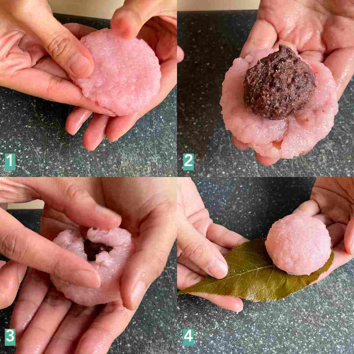 How to make sakura mochi kansai