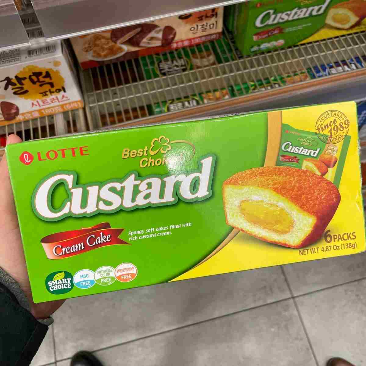 lotte custard cakes