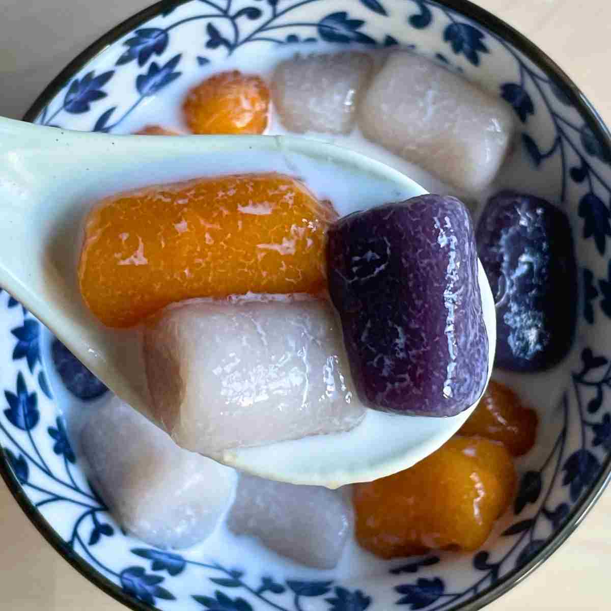 taiwanese taro ball recipe using tapioca starch