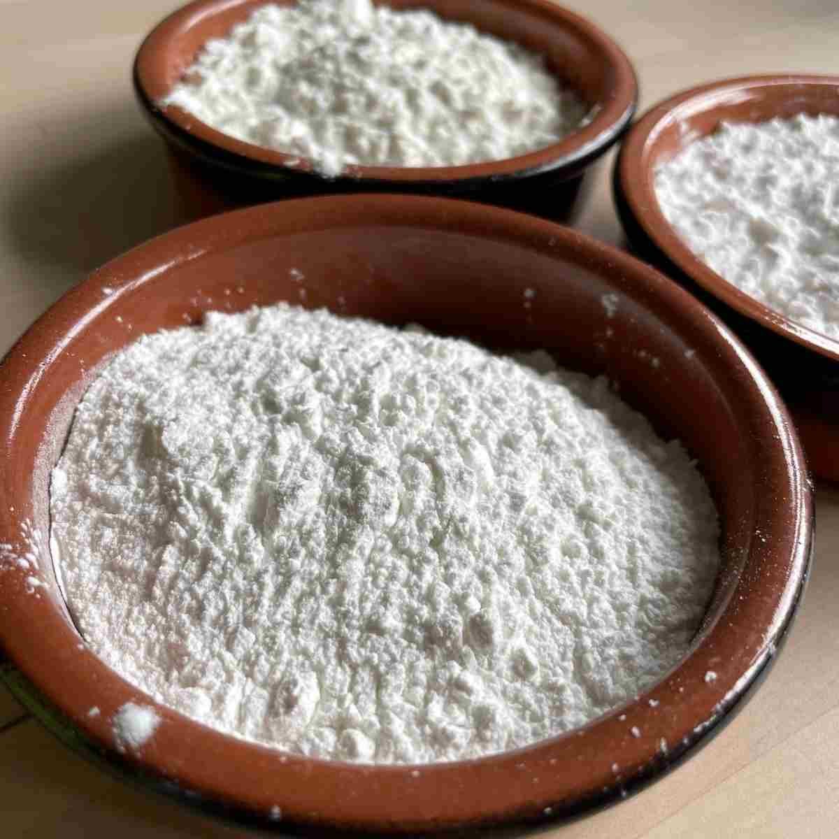 Glutinous rice flour up close