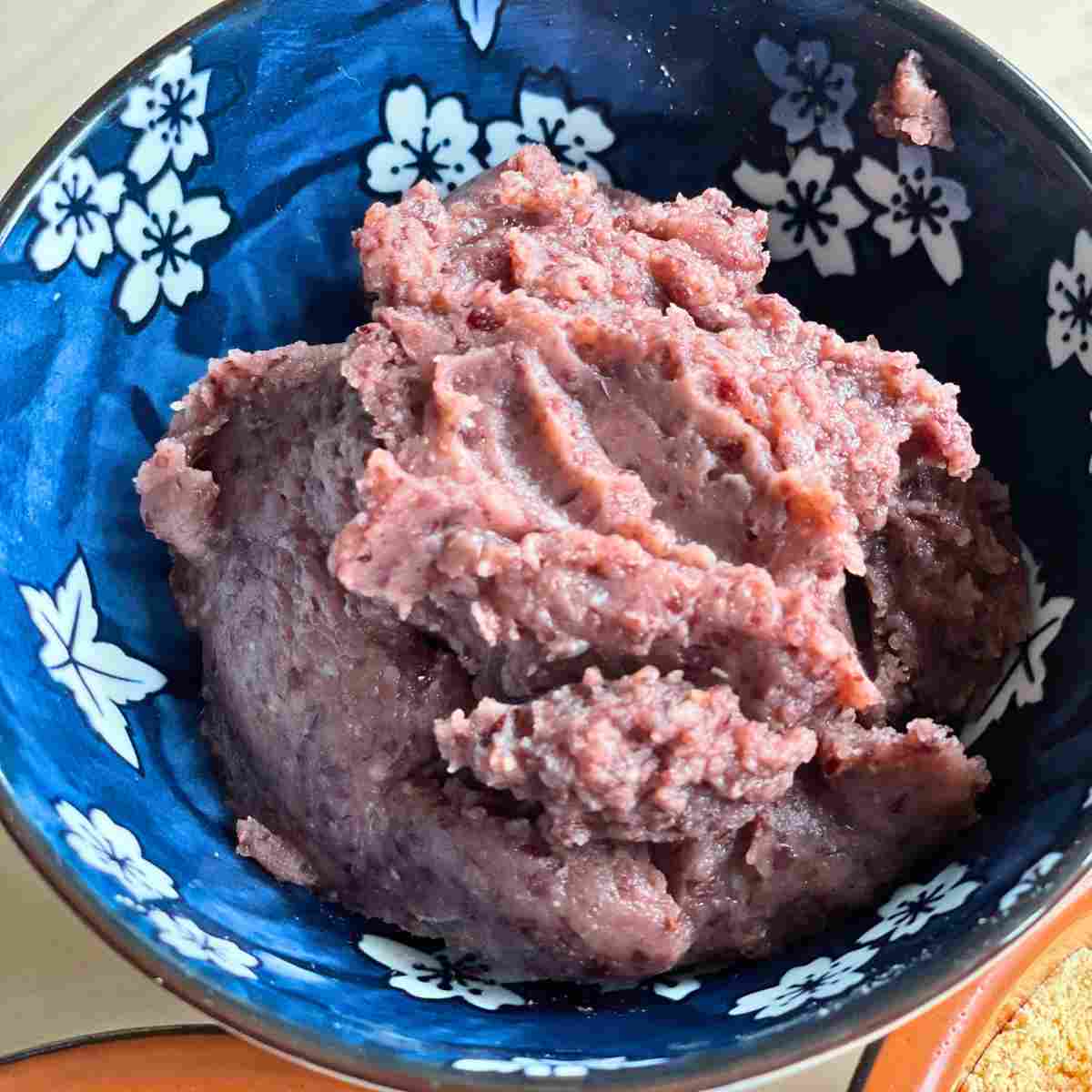 smooth red bean paste
