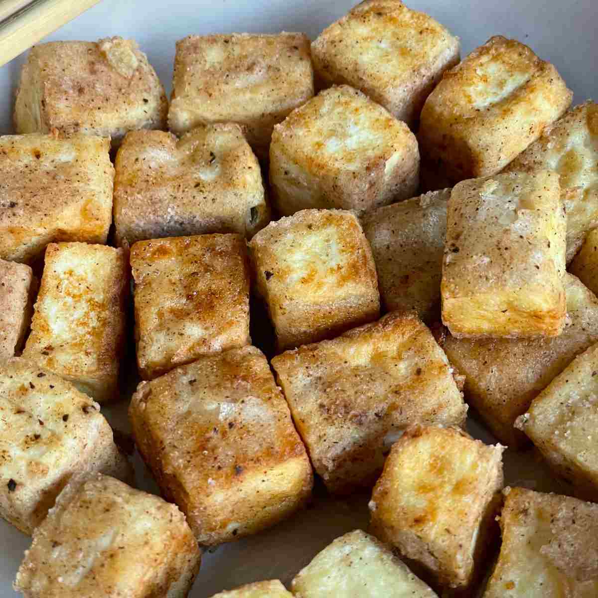 Salt and pepper tofu Chinese takeaway