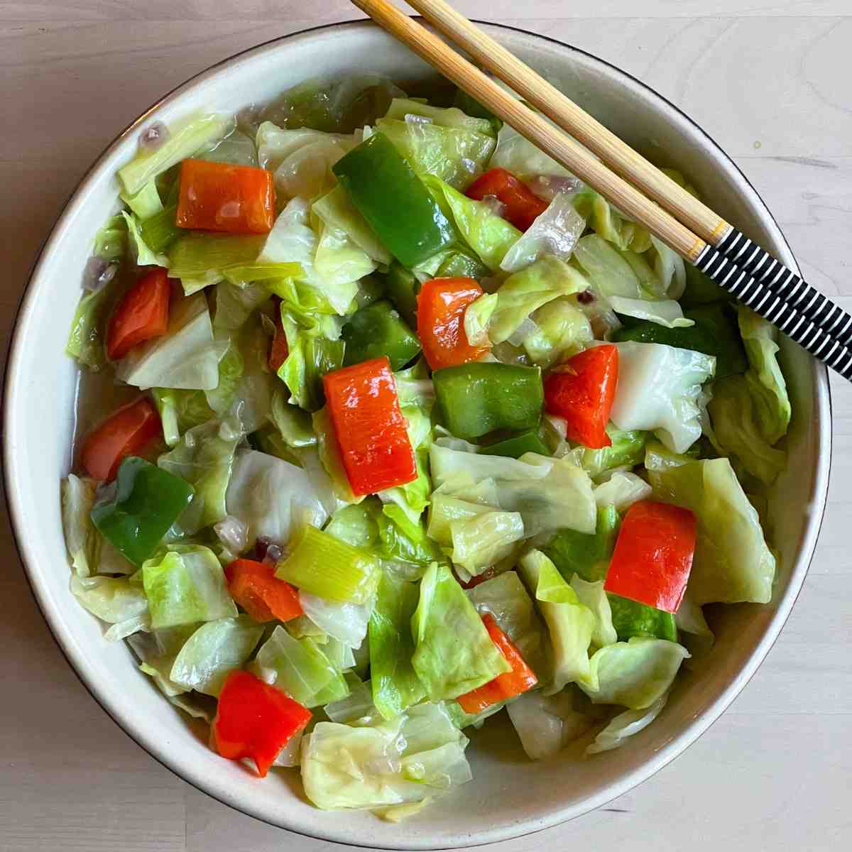 chinese chop suey veg white sauce
