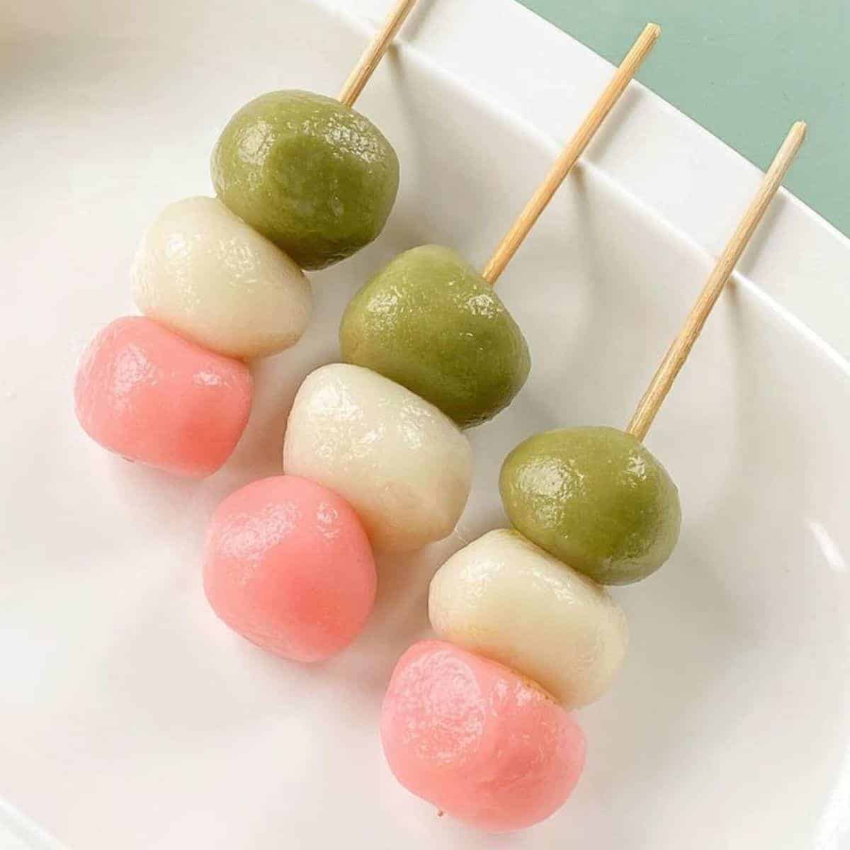 Dango Recipe (Hanami, Bocchan & Mitarashi Sweet Dumplings)