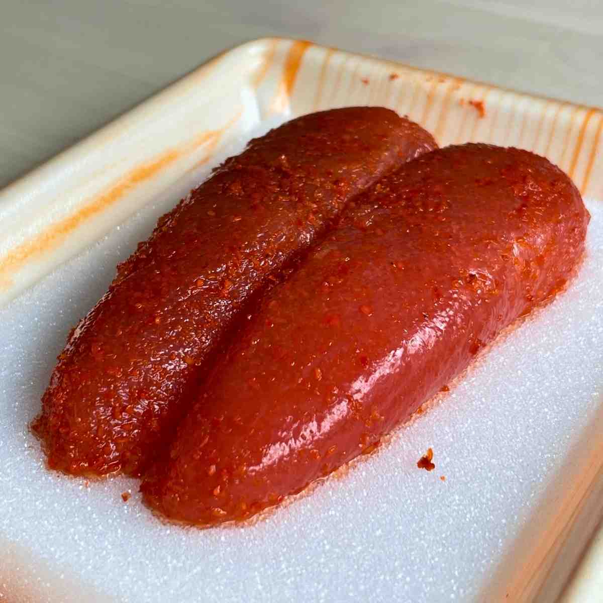salted cod roe mentaiko