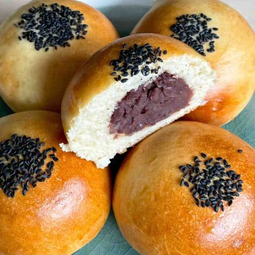 anpan recipe japanese red bean bun