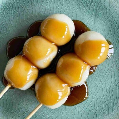 easy mitarashi dango recipe no tofu