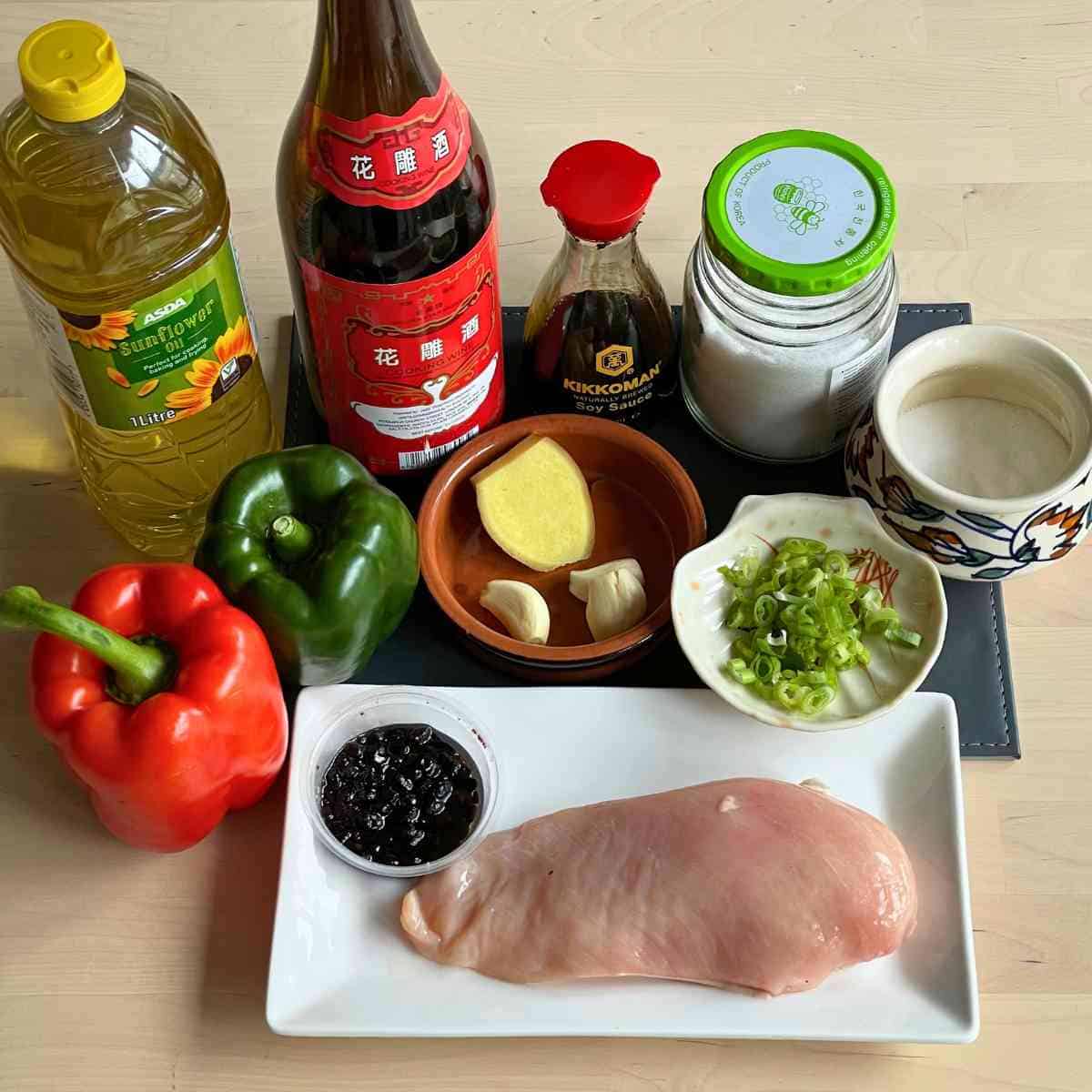 Chicken in black bean sauce ingredients