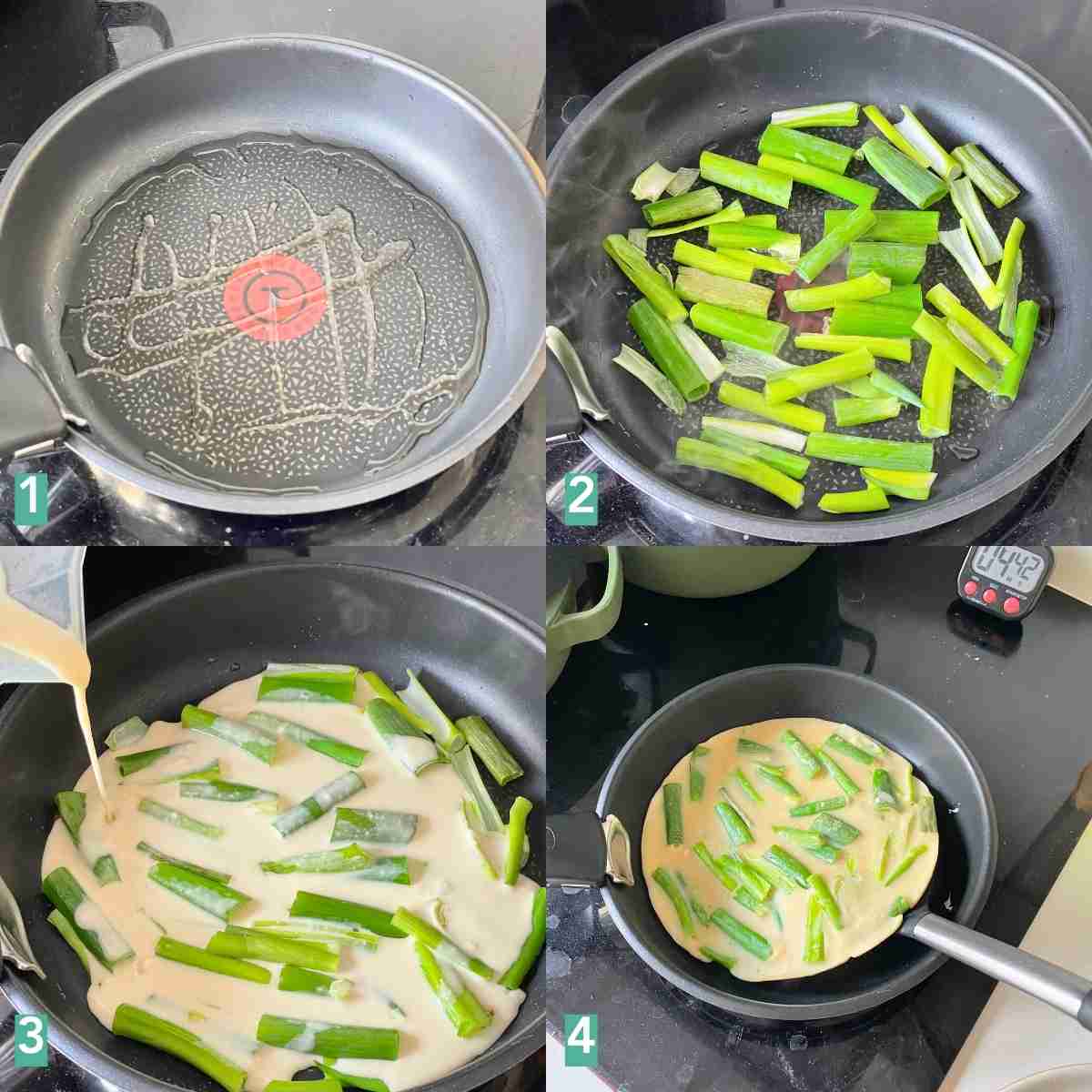 How to fry pajeon