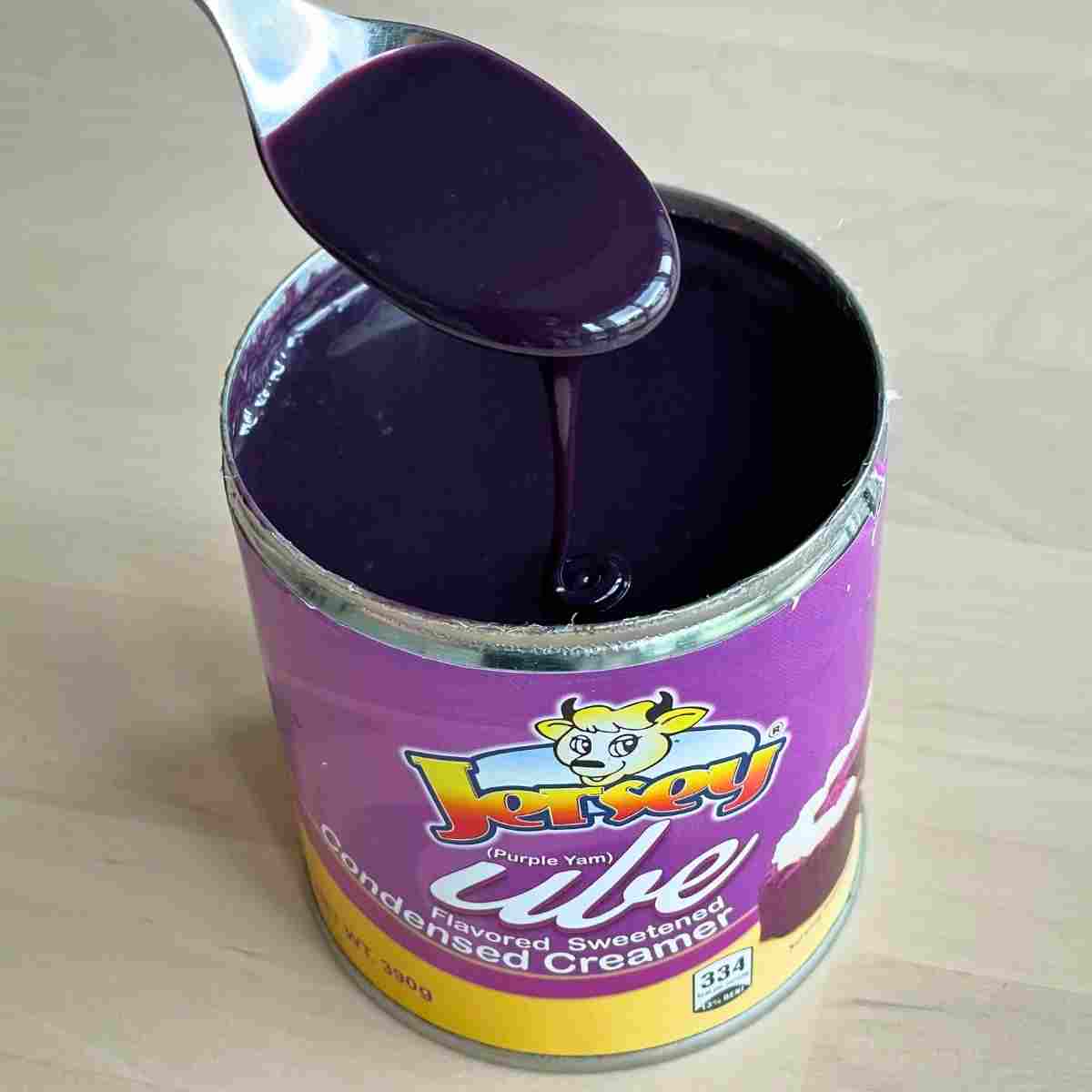 purple ube condensed milk