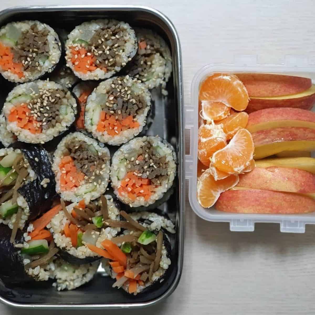 How To Make Dosirak (Korean Lunch Box Recipe)